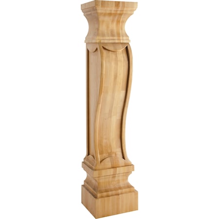 Hardware Resources 8" Wx7"Dx36"H Maple German Romanesque Fireplace Corbel FCORV-MP